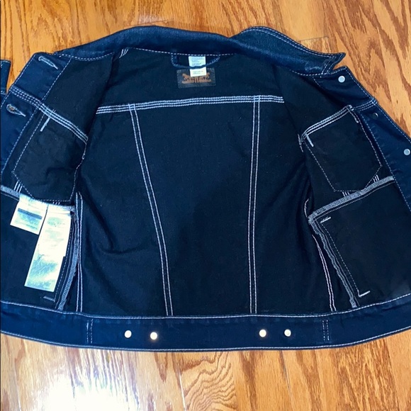 Dark Denim Jean Jacket - Picture 3 of 5